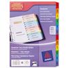 Avery ReadyIndex Dividers Card with Coloured Contents - 02002501