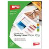 Apli Laser Paper Glossy Double-sided 160gsm A4 [100 Sheets] - 11817