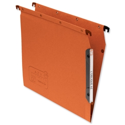 Elba Suspension File Lateral Manilla V-base 240gsm A4 Orange Ref 100330473 [Pack 25]