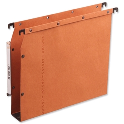 Elba Suspension File Lateral Manilla 30mm Base 240gsm A4 Orange Ref 100330475 [Pack 25]