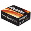 Energizer UltraPlus Batteries Alkaline D Bulk Pack [Pack 20] - 624764