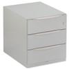 Sonix Pedestal Steel 3 Drawer W420xD564xH495mm Silver - WVA59MSSS-rn
