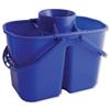Duo Mop Bucket Colour Coded 7 and 8 Litre Sections Total 15 Litre Blue