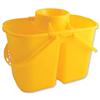 Duo Mop Bucket Colour Coded 7 and 8 Litre Sections Total 15 Litre
