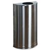 Rubbermaid Half Round Bin Fire-safe Self-closing 34 - S012SSSPL