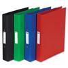 Rexel Ring Binder Polypropylene 4 O-Ring 25mm Size A4 Black Ref 55345 [Pack 10]
