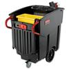 Rubbermaid Mega Brute Waste Collection Cart Turns on Own Axis - 9W71