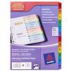 Avery ReadyIndex Dividers Card with Coloured Contents - 10100402