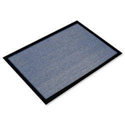Indoor Entrance Mat Hard Wearing 600x800mm Blue