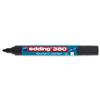 Edding 380 Flipchart Marker Water-based Low-odour Bullet Tip 1.5-3mm Line Black Ref 380-001 [Pack 10]