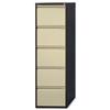 Bisley BS5E Filing Cabinet Flush-front 5-Drawer W470xD622xH1511mm Brown and Cream Ref BS5E-0506