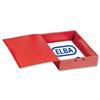 Elba Box File Opaque Polypropylene Rigid 70mm Spine Foolscap Red Ref 100081085 [Pack 5]
