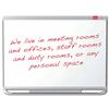 Nobo Prestige Drywipe Board Steel Magnetic and Fixings - 1902665