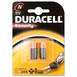 Duracell MN9100N Battery Alkaline for Camera Calculator or Pager 1.5V Ref 81223600 [Pack 2]