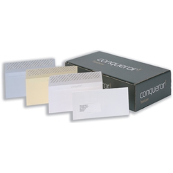 Conqueror Envelopes Peel and Seal Wove 120gsm DL White Ref CWE1007BW [Pack 500]