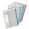 Concord Recycled Index Europunched 1-12 Green Tabs A4 White Ref 88302