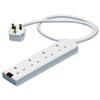 Eurosonic Extension Socket 13Amp 4-Way Cable 5m Ref ES053M5
