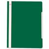 Leitz Standard Data Files Semi-rigid PVC Clear Front 20mm Title Strip A4 Green Ref 4191-00-55 [Pack 25]