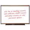 Nobo Prestige Drywipe Whiteboard Enamel Magnetic and Fixings Markers Magnets 900x1200mm Oak Ref 1902678