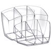 CEP Desktop Organiser for 40 Pens 5 highlighters 3CDs and 3 Extra Compartments Crystal Ref 580 cristal