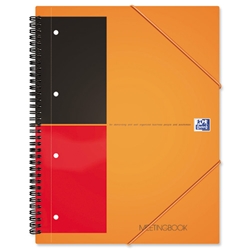 Oxford International Organiser Book 2 Wire 2 Margin Ruled 6 Dividers 160pp A4+ Ref 100100462 [Pack 5]