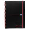 Black n Red Book Wirebound Recycled [Pack 5] - 100080221