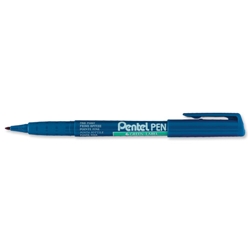 Pentel Permanent Marker Xylene/Toluene-free Fine Tipped 0.8mm Line Black Ref NMS50-A [Pack 12] - Item image