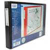 Elba Ring Binder PVC Oblong 4 D-ring 30mm Capacity A3 Black Ref 100082459 [Pack 2]