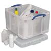 Really Useful Storage Box Plastic Lightweight Robust Stackable - 42C