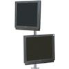 Compucessory Twin Monitor Pole Arm for 2 Upright Screens VESA compliant 75/100 Ref CCS25007