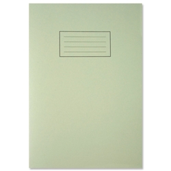 Silvine Exercise Book Ruled and Margin 80 Pages A4 Green Ref EX110 [Pack 10]