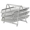 Mesh Letter Tray 3-Tier Scratch-resistant Stackable