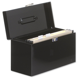 Pierre Henry Homefile Metal for Suspension A4 or Foolscap W420xD220xH290mm Black Ref 040121