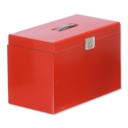 Pierre Henry Homefile Metal for Suspension A4 or Foolscap W420xD220xH290mm Red Ref 040123