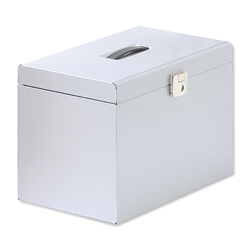 Pierre Henry Homefile Metal for Suspension A4 or Foolscap W420xD220xH290mm Silver Ref 040128