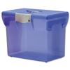 File Box Plastic for Suspension Files A4 W370xD240xH300mm Light Blue