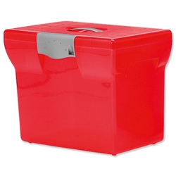 Pierre Henry Freestyle File Box Plastic for Suspension Files A4 W370xD240xH300mm Pink Ref 040067