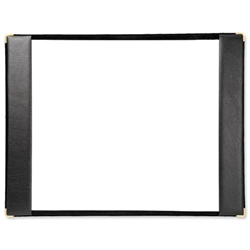 Leathercraft Executive Desk Blotter on Suede Base Full Demy W450xD605mm Black Ref FDBBLK