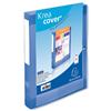 Exacompta Kreacover Box File Polypropylene 320x240mm Translucent Blue Ref 59982E [Pack 5]
