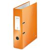Leitz WOW Lever Arch File 80mm Spine for 600 Sheets A4 Orange Ref 10050044 [Pack 10]