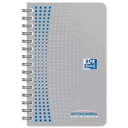 Oxford Antimicrobial Notebook Soft Cover Ruled Margin 180pp 90gsm 90x140mm Ref 100081068 [Pack 5]