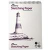 Derwent Academy Sketch Pad Acid-free Headbound Wirebound 110gsm 30 Sheets A4 Ref 2300172