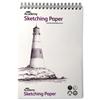 Derwent Academy Sketch Pad Acid-free Headbound Wirebound 110gsm 30 Sheets A5 Ref 2300173