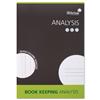 Silvine Book Keeping Notebook Analysis 32 Pages 7 Column A4 Ref SJA4A [Pack 12]