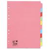 5 Star 10 Part Divider Set, A4 Multicoloured - 295179