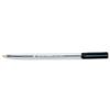 5 Star Ball Pen Clear Barrel 0.4mm Line Black [Pack 50] - 295187