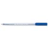5 Star Ball Pen Clear Barrel 0.4mm Line Blue [Pack 50] - 295195