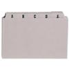 5 Star Guide Card Set A-Z 5x3in 127x76mm Buff [Pack 25] - 295780