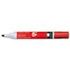 5 Star Xylene/Toluene-Free Drywipe Marker 3mm Red [Pack 12] - 296131