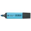 5 Star Highlighters Chisel Tip 1-5mm Line Blue [Pack 12] - 296255
